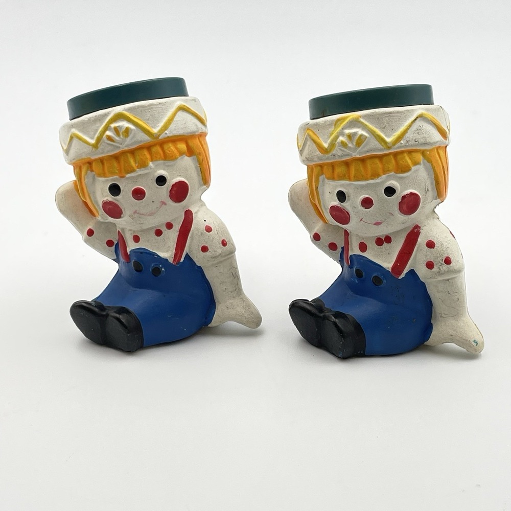 Vintage Andy Style Salt And Pepper Shakers Japan Raggedy Ann Inspired 1950s